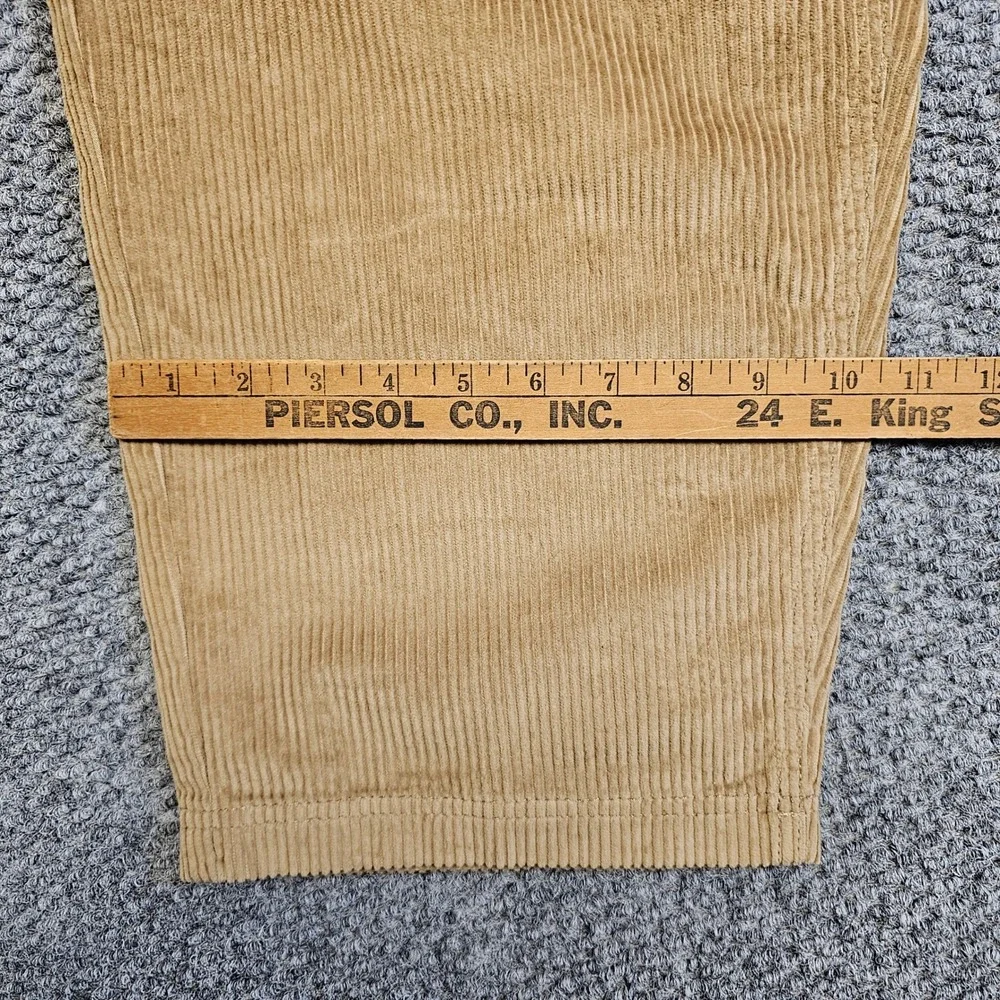 Orton Brothers Clothing Co‎ Baggy Corduroy Pants Beige Stretch Waist XL